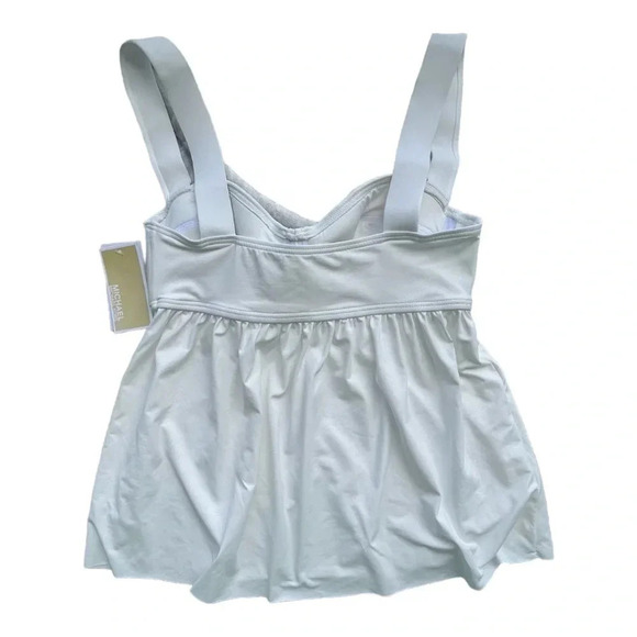 NEW! MICHAEL Michael Kors Women's Baby Doll Tankini Top & Bottom Solid Size: M - Picture 4 of 13